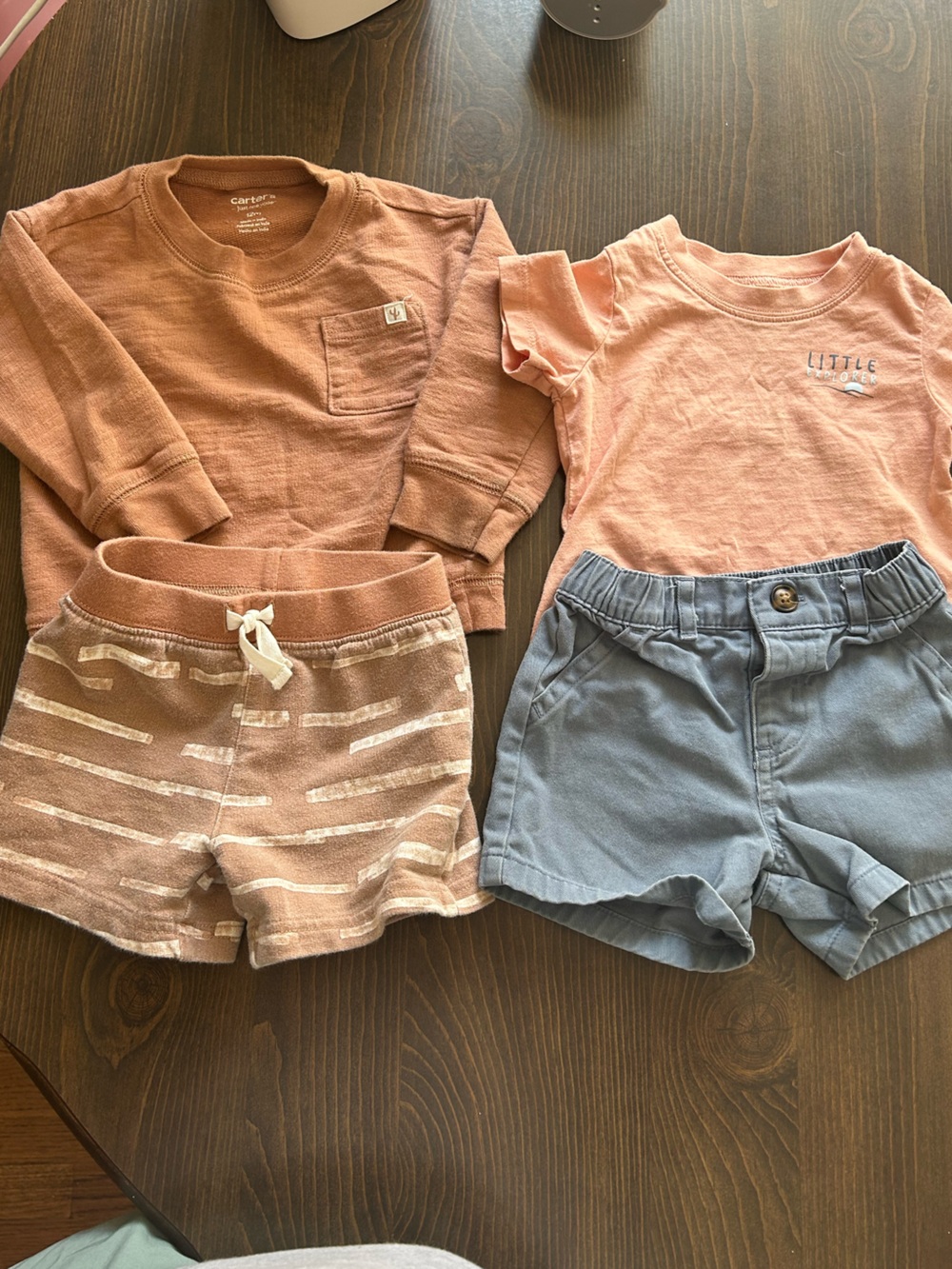 Carter’s Baby Boy 12M Fall Outfit Bundle | 2 Outfits